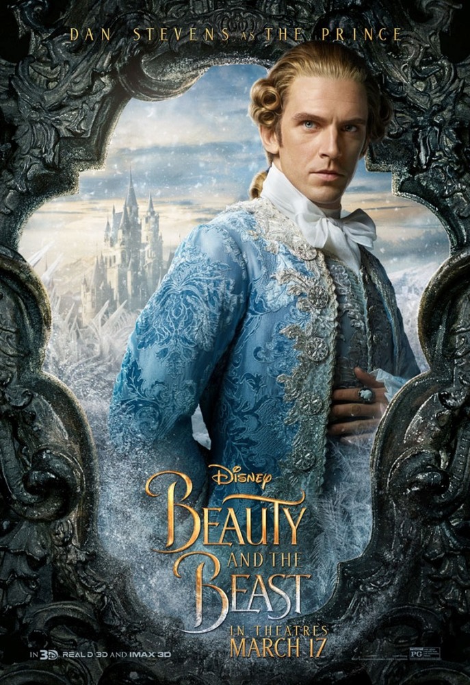 پوستر فیلم «دیو و دلبر» (Beauty and the Beast) با بازی دن استیونز